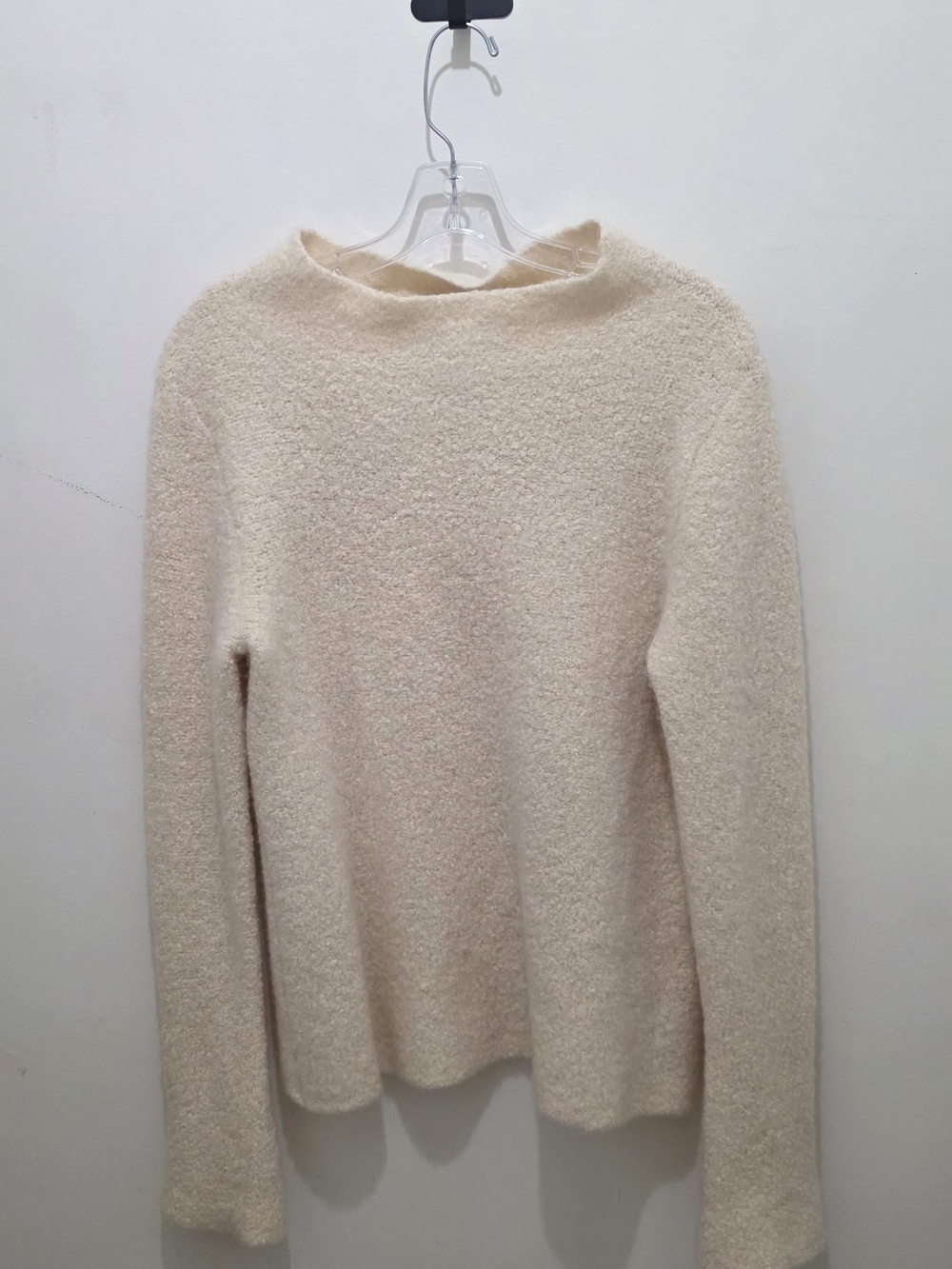 Cream 1826 Luxe Cashmere Silk Sweater Size L Fit to M